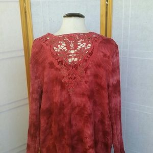 French Blue Plus Top